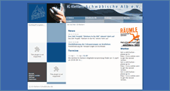 Desktop Screenshot of ig-klettern-alb.de